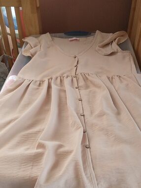 "Sandy" Button Dress